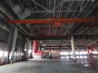 Cleveland Tramrail P&H 3 Ton Single Girder Underhung Bridge Crane 46' Span