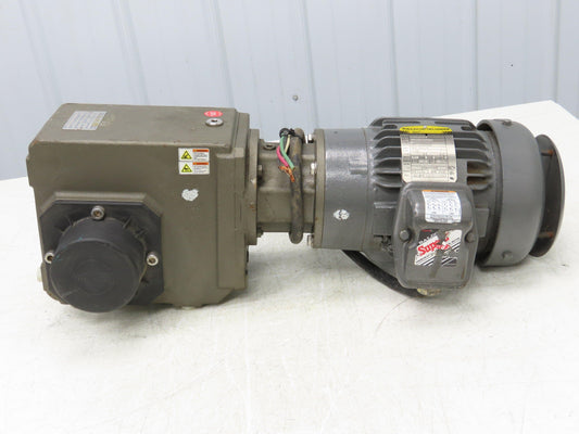 Stober K402WG0350MR160/140BLL Gearbox Speed Reducer Motor 4HP 50.3 RPM 34.8:1