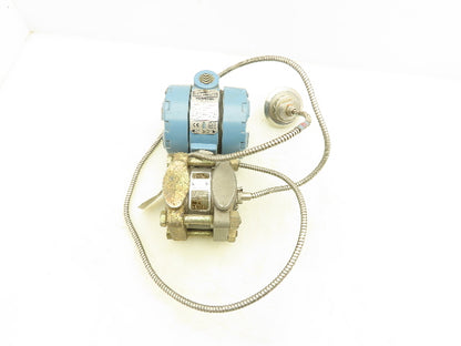 Rosemount 1151 Smart Pressure Transmitter w/Temp Sensor 750"H2O 45VDC 1/2"NPT