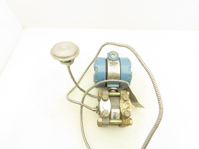 Rosemount 1151 Smart Pressure Transmitter w/Temp Sensor 750"H2O 45VDC 1/2"NPT