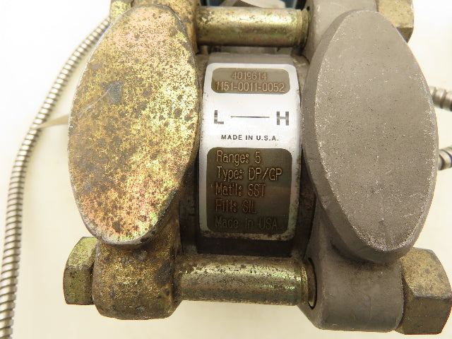 Rosemount 1151 Smart Pressure Transmitter w/Temp Sensor 750"H2O 45VDC 1/2"NPT