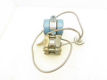 Rosemount 1151 Smart Pressure Transmitter w/Temp Sensor 750"H2O 45VDC 1/2"NPT