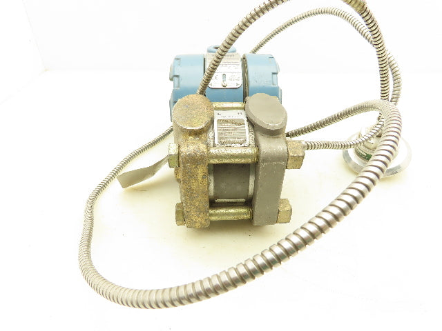 Rosemount 1151 Smart Pressure Transmitter w/Temp Sensor 750"H2O 45VDC 1/2"NPT