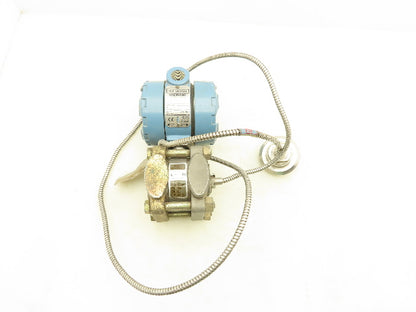 Rosemount 1151 Smart Pressure Transmitter w/Temp Sensor 750"H2O 45VDC 1/2"NPT