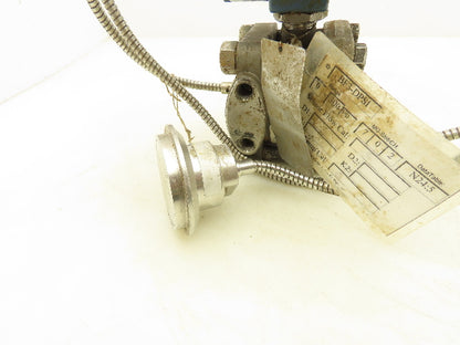 Rosemount 1151 Smart Pressure Transmitter w/Temp Sensor 0-300Psi 45VDC 1/2"NPT