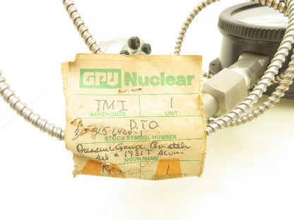 US Gauge 43257 Solfrunt Pressure Gauge w/Temp Sensor And Diaphragm 0-3500 5"Face