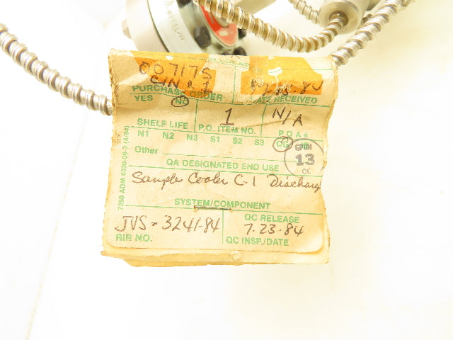 US Gauge 43257 Solfrunt Pressure Gauge w/Temp Sensor And Diaphragm 0-3500 5"Face