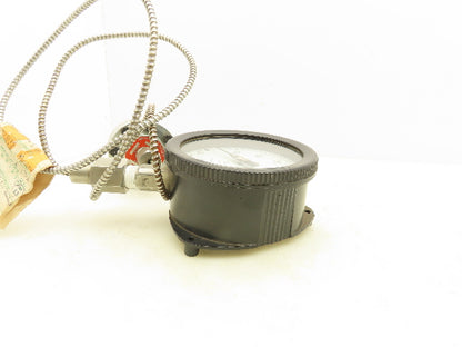 US Gauge 43257 Solfrunt Pressure Gauge w/Temp Sensor And Diaphragm 0-3500 5"Face