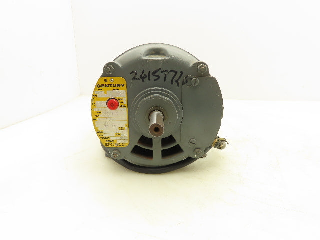 Century Stearns SP Electric Motor 1/4HP 1725 RPM 115V 1PH F48Y H44 Brake