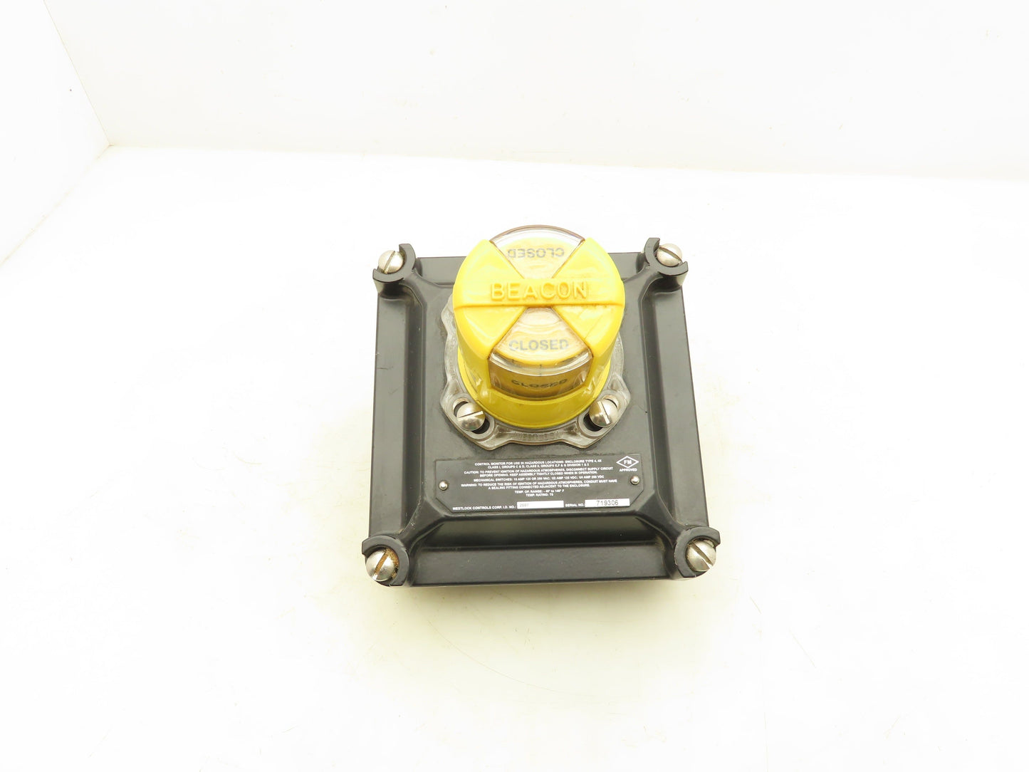 Westlock 2007 Beacon Valve position Monitor Type 4X 250VDC 15A 3/4"NPT