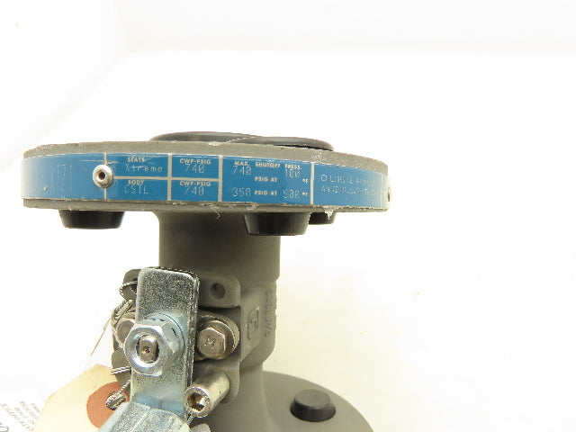 Jamesbury 730S 2-Way Ball Valve 3/4" Flanged 300# 740Psi Chlorine Pamphlet 6