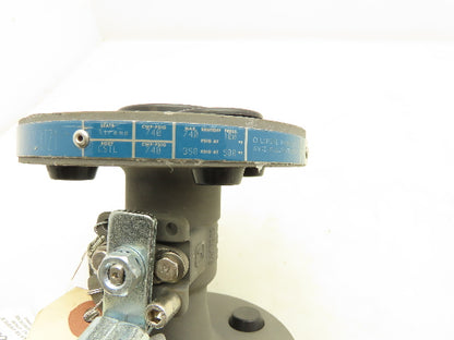 Jamesbury 730S 2-Way Ball Valve 3/4" Flanged 300# 740Psi Chlorine Pamphlet 6