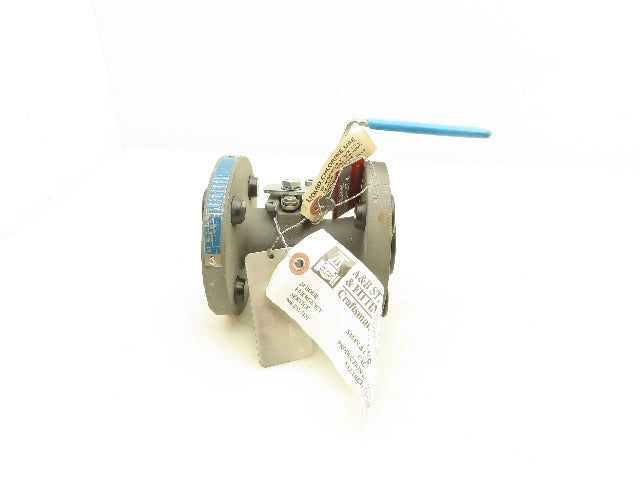 Jamesbury 730S 2-Way Ball Valve 3/4" Flanged 300# 740Psi Chlorine Pamphlet 6