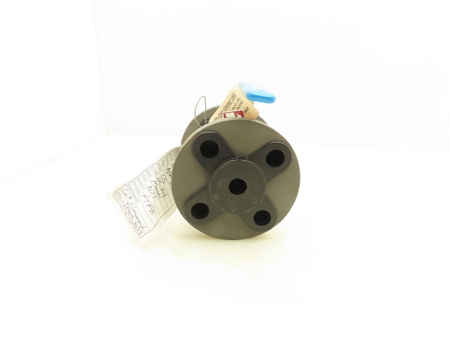 Jamesbury 730S 2-Way Ball Valve 3/4" Flanged 300# 740Psi Chlorine Pamphlet 6