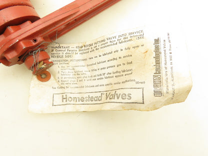 Homestead FIG601 Cast Iron Body Plug Valve 200Psi 3/4" Npt.