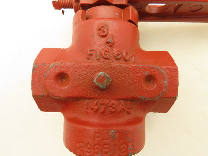 Homestead FIG601 Cast Iron Body Plug Valve 200Psi 3/4" Npt.
