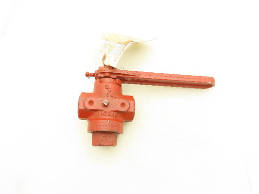 Homestead FIG601 Cast Iron Body Plug Valve 200Psi 3/4" Npt.