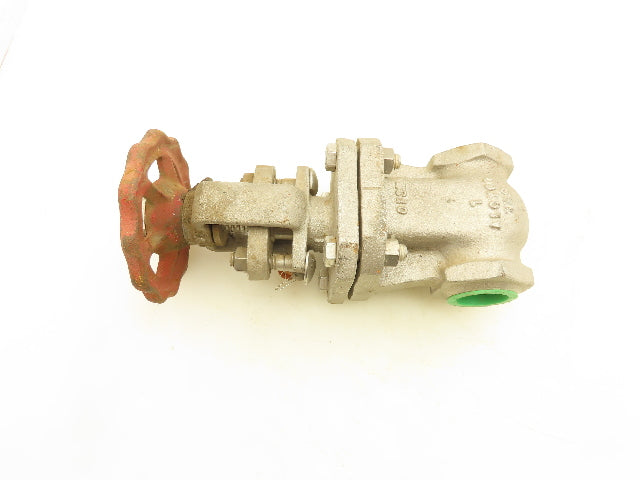 Aloyco CF3M Gate Valve 150 Psi 1"NPT Stainless Steel