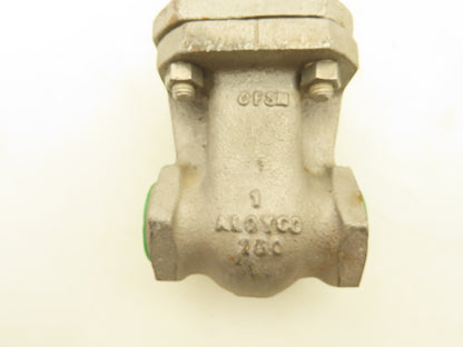 Aloyco CF3M Gate Valve 150 Psi 1"NPT Stainless Steel