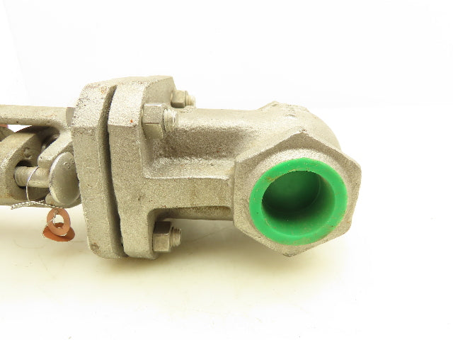 Aloyco CF3M Gate Valve 150 Psi 1"NPT Stainless Steel