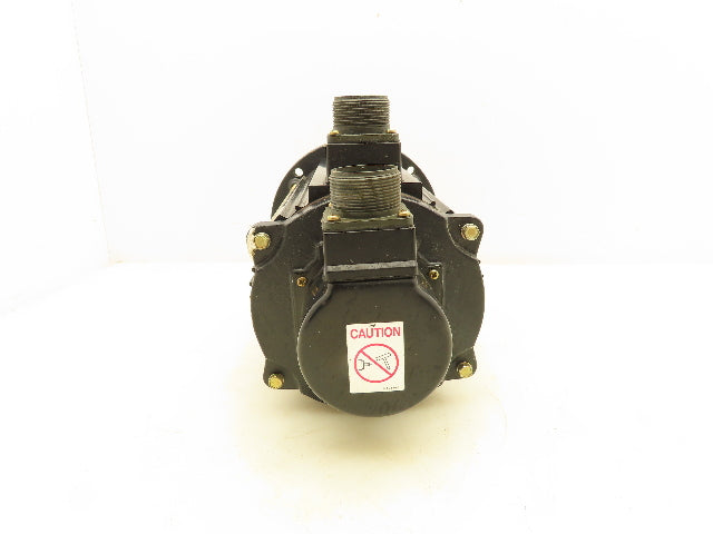 Yaskawa USAEE15A-5 Servo Motor 200V 3000 RPM 8A 7/8" Shaft