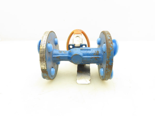 Quadrant F1RCSRRL01F050-Z1 2-Way Manual Steel Flanged Ball Valve 285Psi 1/2" 150