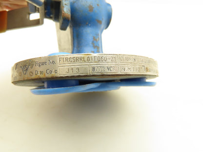 Quadrant F1RCSRRL01F050-Z1 2-Way Manual Steel Flanged Ball Valve 285Psi 1/2" 150