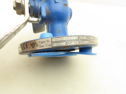 Quadrant F1RCSRRL01F075-Z1 2-Way Ball Valve 3/4"Flanged 150# 285Psi@ 400°F WCB