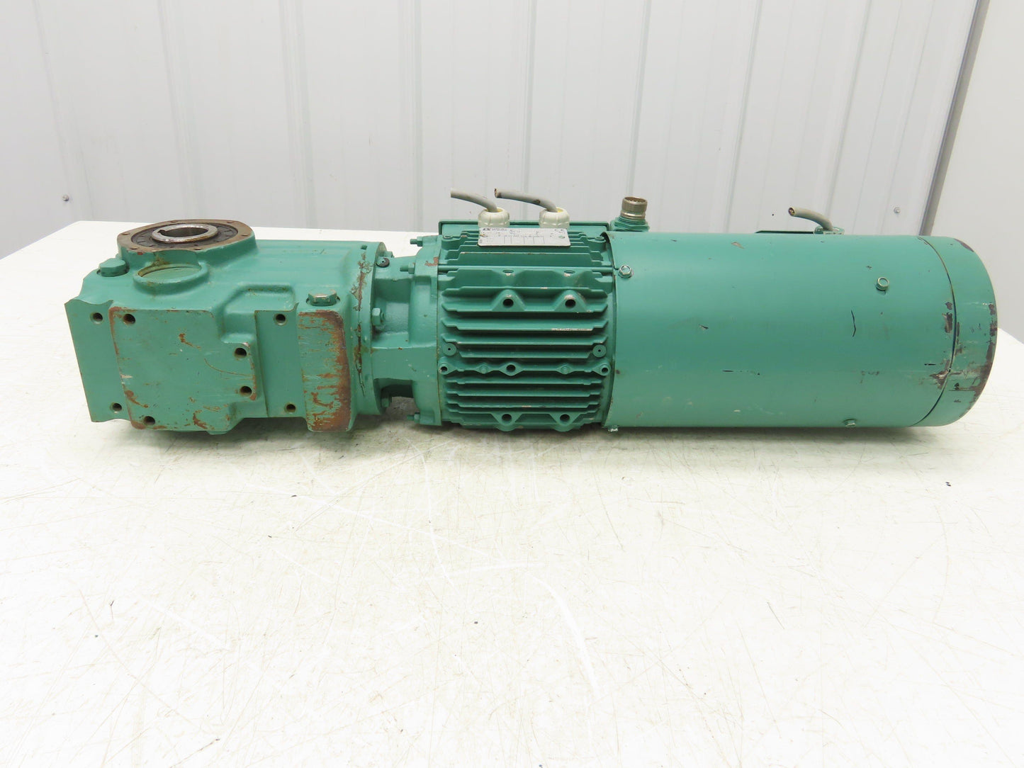 Leroy-Somer LSMVR-80L Gearbox Speed Reducer Motor 38.9:1 36.8 RPM 230/460V .55kW