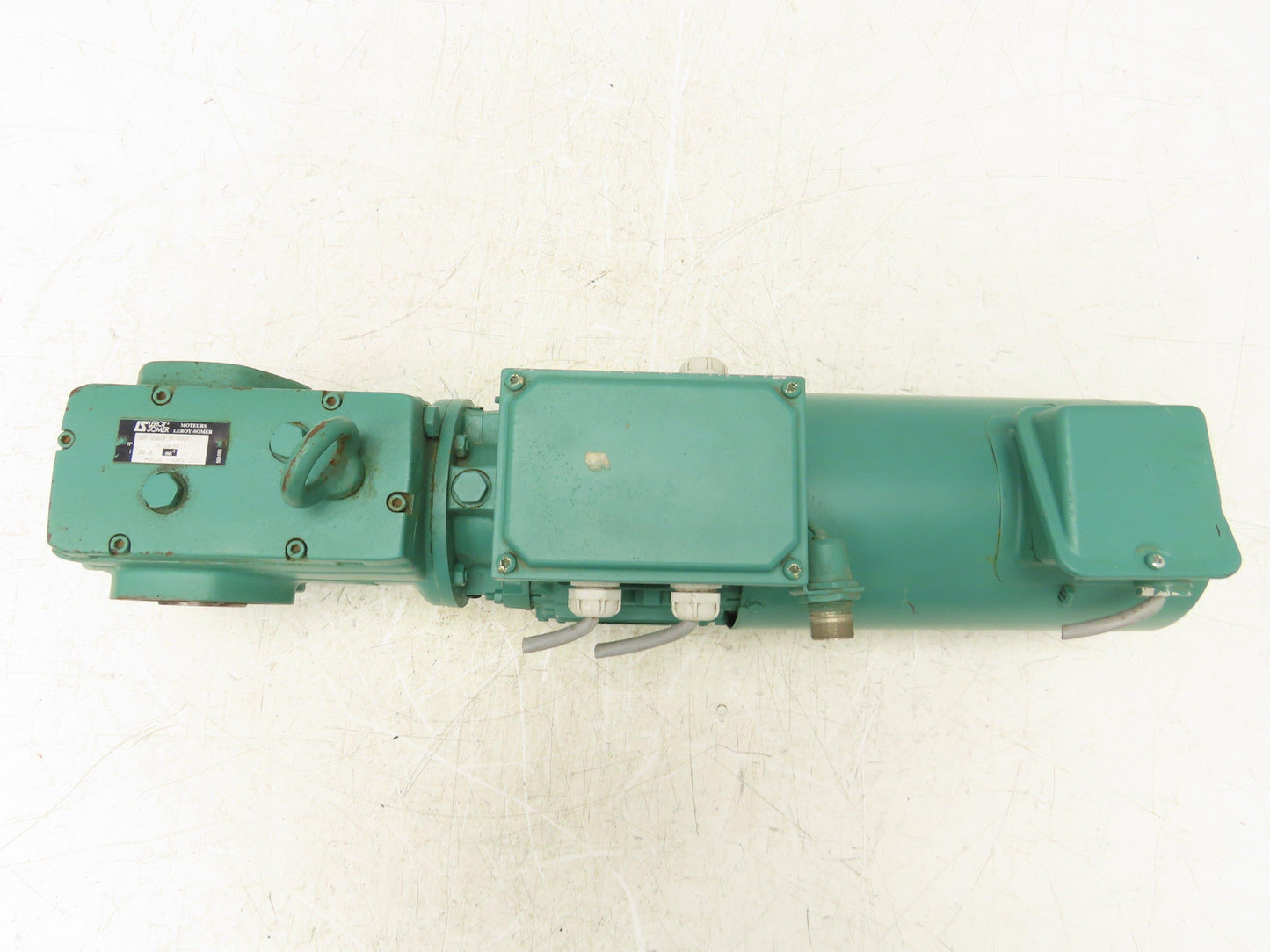 Leroy-Somer LSMVR-80L Gearbox Speed Reducer Motor 38.9:1 36.8 RPM 230/460V .55kW