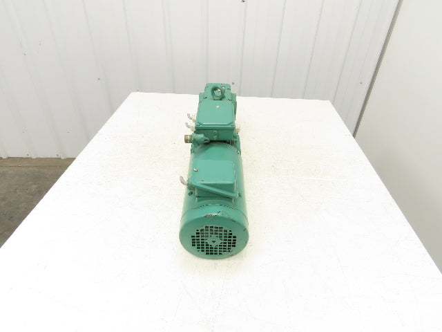 Leroy-Somer LSMVR-80L Gearbox Speed Reducer Motor 38.9:1 36.8 RPM 230/460V .55kW