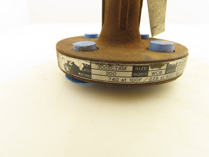 Kitz 300SCTAM 2-Way Ball Valve 1/2" Flanged 300# 740Psi@ 100°F WCB