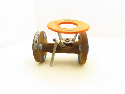 Kitz 300SCTAM 2-Way Ball Valve 1/2" Flanged 300# 740Psi@ 100°F WCB