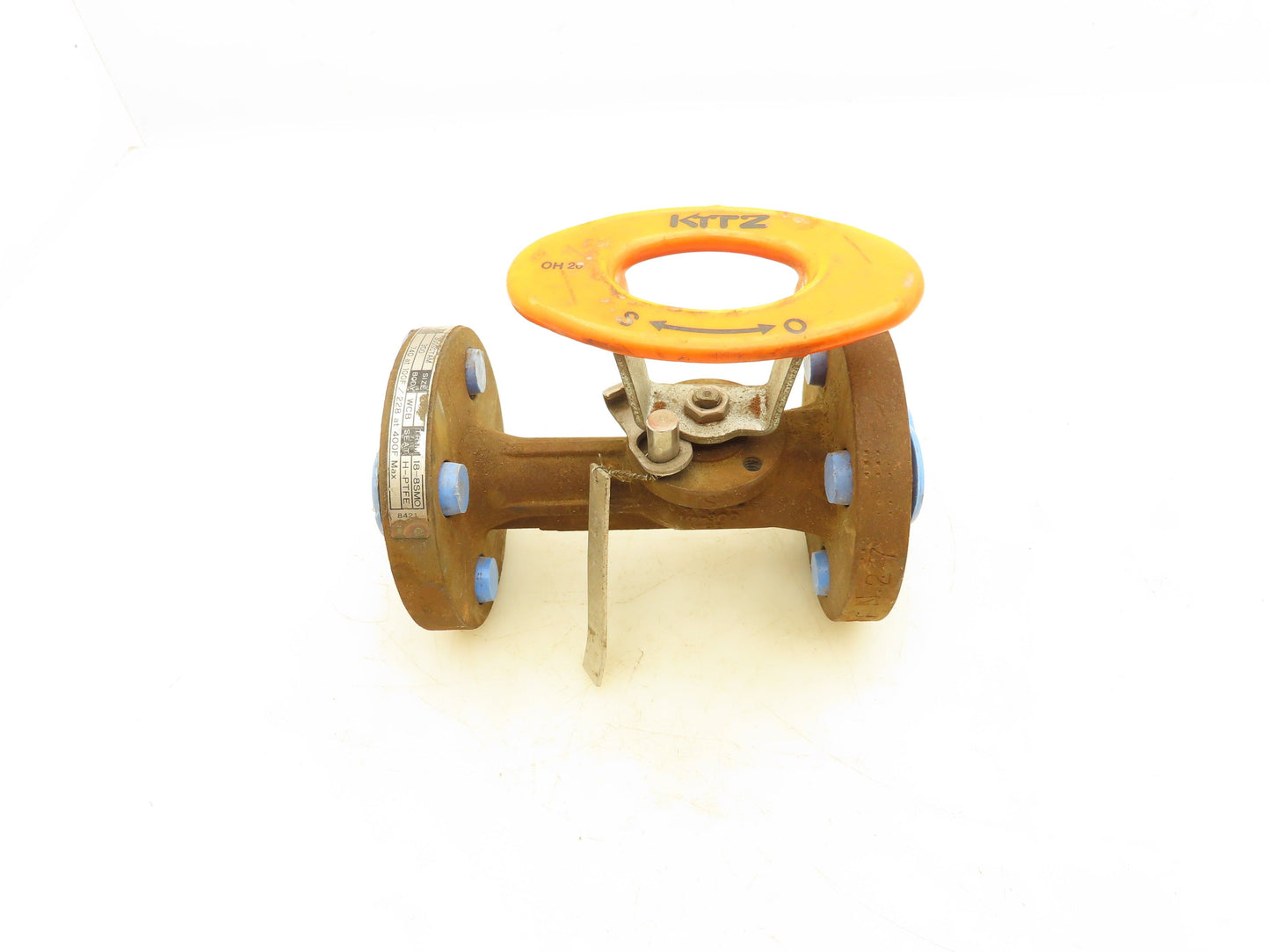Kitz 300SCTAM 2-Way Ball Valve 1/2" Flanged 300# 740Psi@ 100°F WCB