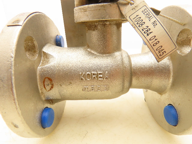 TY Valve CF8M 2-Way Ball Valve 1"Flanged 150# 275 MOP@100°F