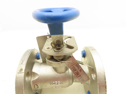 TY Valve CF8M 2-Way Ball Valve 1"Flanged 150# 275 MOP@100°F