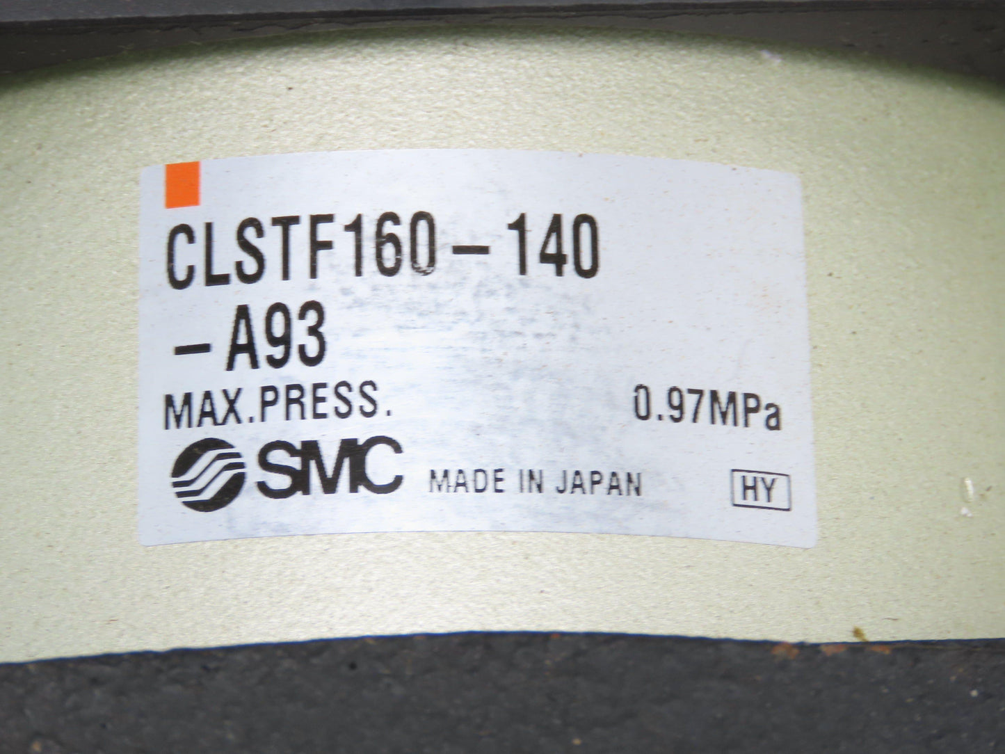 SMC CLSTF160-140-A93 Pneumatic Steel Tube One Way Lock-Up Cylinder 140mm Bore