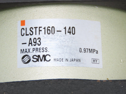 SMC CLSTF160-140-A93 Pneumatic Steel Tube One Way Lock-Up Cylinder 140mm Bore