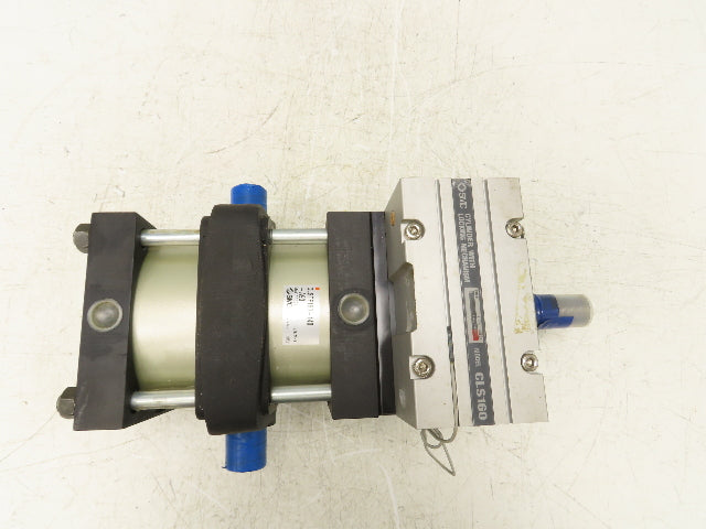 SMC CLSTF160-140-A93 Pneumatic Steel Tube One Way Lock-Up Cylinder 140mm Bore