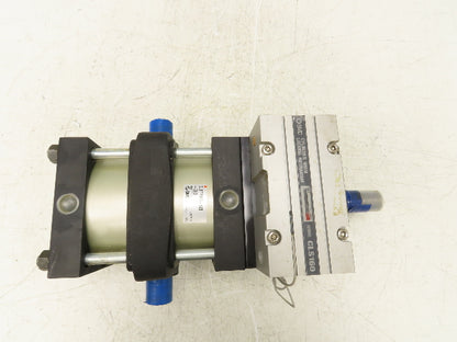 SMC CLSTF160-140-A93 Pneumatic Steel Tube One Way Lock-Up Cylinder 140mm Bore