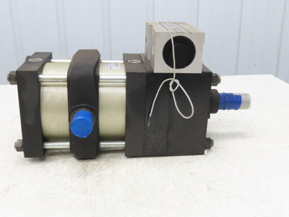 SMC CLSTF160-140-A93 Pneumatic Steel Tube One Way Lock-Up Cylinder 140mm Bore