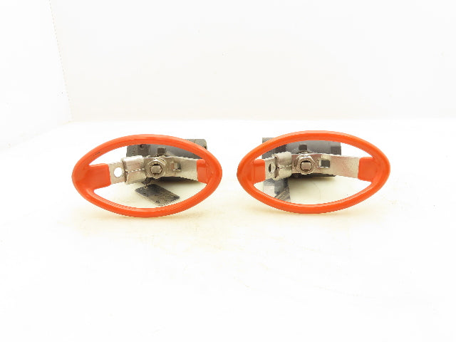 Nace 2000 WOG 2-Way Ball Valve 1" WCB SS Ball Lot Of 2