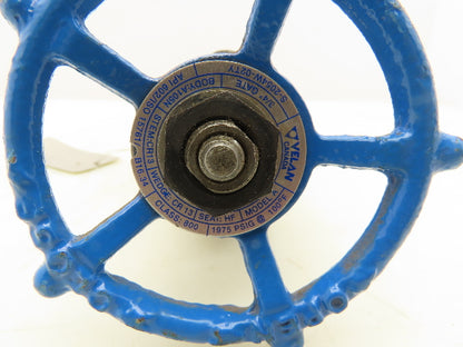 Velan S-2054W-02TY Steel Gate Valve 3/4" Threaded Class 800 1975PSI