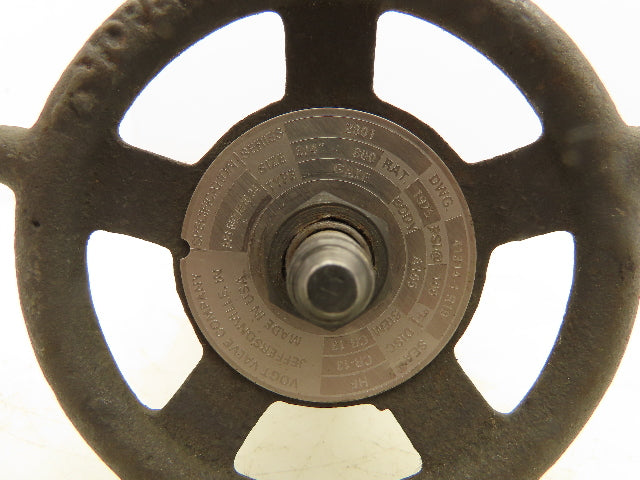 Vogt 2801 Forged Steel Gate Valve 3/4" FNPT 800# 1975PSI