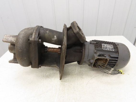 Brinkmann 3SFT450/300-61 Immersion Pump 158GPM 3400 RPM 2.2kW 200V 2-1/2" Ports