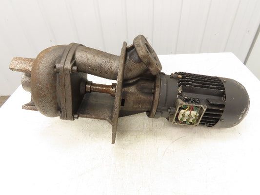 Brinkmann SFT450/300-61X Immersion Pump 158GPM 3400 RPM 2.2kW 200V 2-1/2" Ports