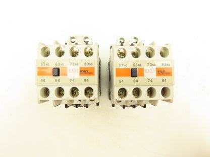 Fuji SC-0/G Magnetic Contactor 24VDC Coil 200-600V 5HP Lot Of 2