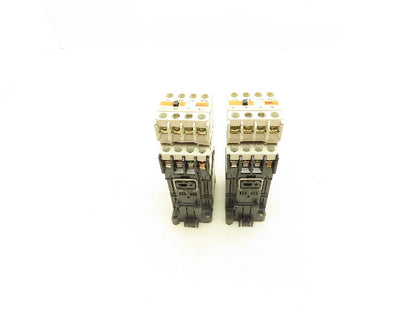 Fuji SC-0/G Magnetic Contactor 24VDC Coil 200-600V 5HP Lot Of 2