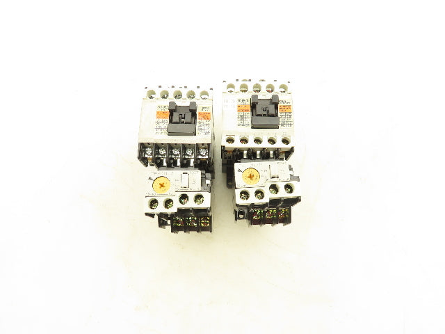 Fuji SC-05/G Magnetic Contactor w/Thermal Overload Relay 24V Coil 3PH Lot Of 2