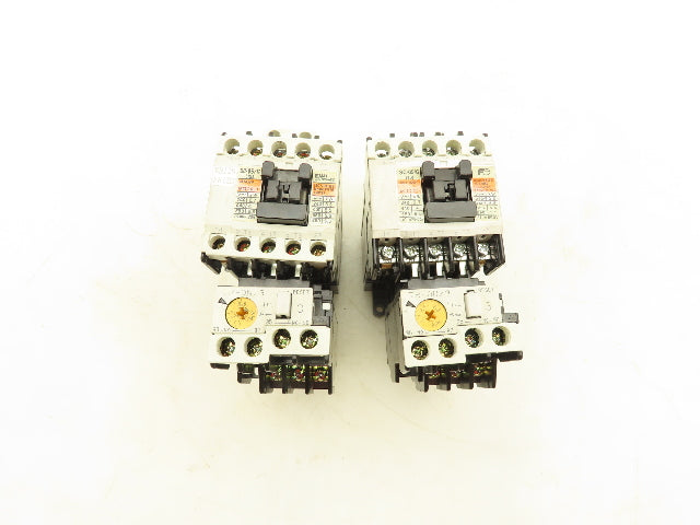 Fuji SC-05/G Magnetic Contactor w/Thermal Overload Relay 24V Coil 3PH Lot Of 2
